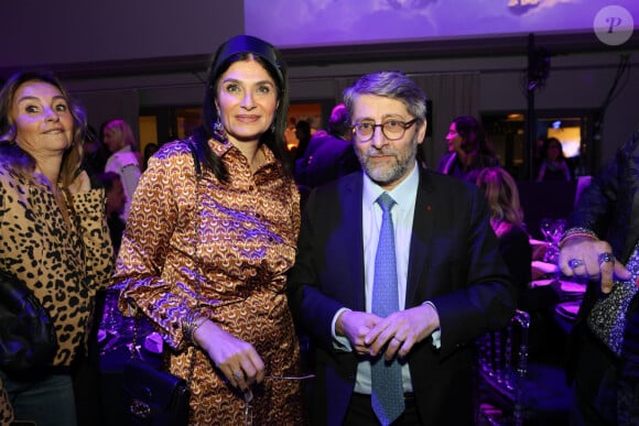 Exclusif - Le grand Rabin de France Haïm Korsia et sa femme - Soirée du 6ème Gala caritatif de l'Institut Rafaël et de la Zag Foundation, dédié à l'accompagnement des enfants en santé intégrative au Pavillon Gabriel à Paris le 12 novembre 2024. © Erez Lichtfeld/Bestimage 