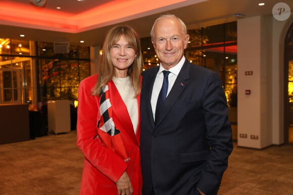 Exclusif - Sophie Scheidecker et Jean-Paul Agon - Soirée du 6ème Gala caritatif de l'Institut Rafaël et de la Zag Foundation, dédié à l'accompagnement des enfants en santé intégrative au Pavillon Gabriel à Paris le 12 novembre 2024. © Erez Lichtfeld/Bestimage 