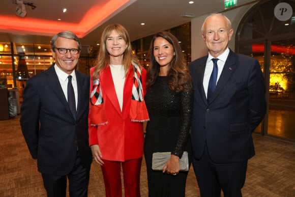 Exclusif - Sophie Scheidecker, Shéhérazade Boyer-Tami (directrice de l'Institut Rafaël) et Jean-Paul Agon - Soirée du 6ème Gala caritatif de l'Institut Rafaël et de la Zag Foundation, dédié à l'accompagnement des enfants en santé intégrative au Pavillon Gabriel à Paris le 12 novembre 2024. © Erez Lichtfeld/Bestimage 