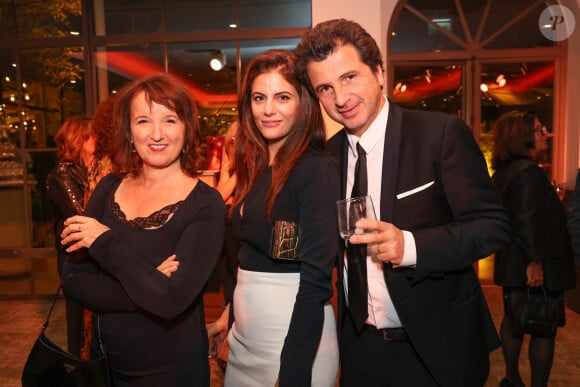 Exclusif - Anne Roumanoff, David Marouani et sa compagne - Soirée du 6ème Gala caritatif de l'Institut Rafaël et de la Zag Foundation, dédié à l'accompagnement des enfants en santé intégrative au Pavillon Gabriel à Paris le 12 novembre 2024. © Erez Lichtfeld/Bestimage 