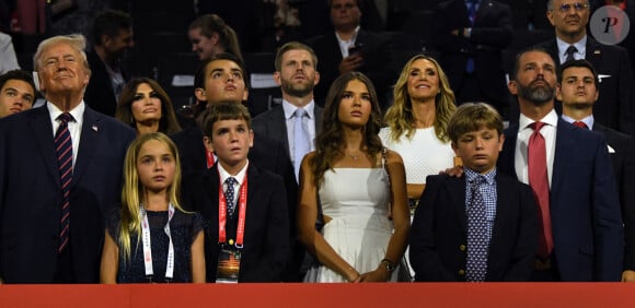 Kai Trump et Donald Trump à la convention républicaine à Milwaukee. (Credit Image: © Carol Guzy/ZUMA Press Wire)