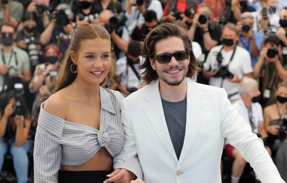 Adèle Exarchopoulos, François Civil au photocall du film Bac Nord (Hors compétition) lors du 74ème festival international du film de Cannes le 13 juillet 2021 © Borde / Jacovides / Moreau / Bestimage 