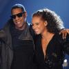 Jay-Z et Alicia Keys aux Brit Awards à Londres, le 16 février 2010 !