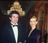 Archive - Claude Lelouch et Marie Sophie L. à Deauville en 1988