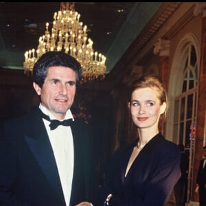 Archive - Claude Lelouch et Marie Sophie L. à Deauville en 1988