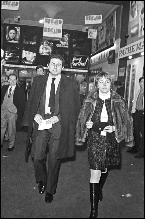 Claude Lelouch et Annie Girardot (archive)