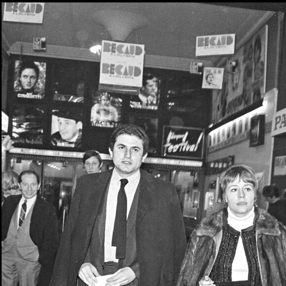 Claude Lelouch et Annie Girardot (archive)