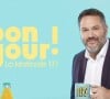 Depuis janvier, Bruce Toussaint présente "Bonjour !" chaque jour sur TF1
Affiche promotionnelle de "Bonjour !", la matinale de TF1