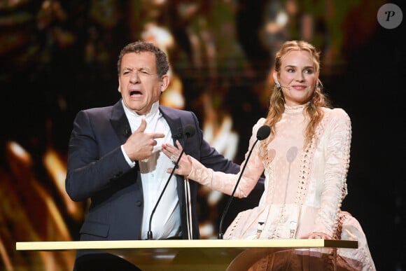 Diane Kruger et Dany Boon lors de la 49e cérémonie des César à l'Olympia, à Paris, France, le 23 février 2024.