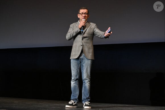 Dany Boon présentant le film Le Livre de la Jungle lors du 15ème Festival Lumière à Lyon, France, le 15 octobre 2023.