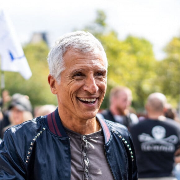 Cet "Intervilles" new look devrait débuter à l'été 2025
L'animateur de télévision et de radio français Nagui lors d'une manifestation de soutien à l'ONG Sea Shepherd du fondateur canadien Paul Watson à Paris le 4 septembre 2024.