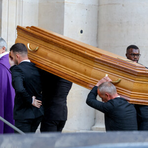 Obsèques de Michel Blanc en l'église Saint-Eustache à Paris, le 10 octobre 2024. © Moreau / Jacovides / Bestimage 