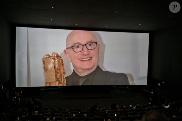 Hommage à Michel Blanc lors de la soirée de clôture de la 6ème édition du festival Cinéroman au cinéma Pathé Gare du Sud, à Nice, France, le 5 octobre 2024.© Bebert-Jacovides/Bestimage 