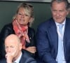 "Qui n'en aurait pas envie ?", a-t-elle déclaré
Sophie Davant et William Leymergie - People dans les tribunes des Internationaux de France de tennis de Roland Garros à Paris. Le 26 mai 2015