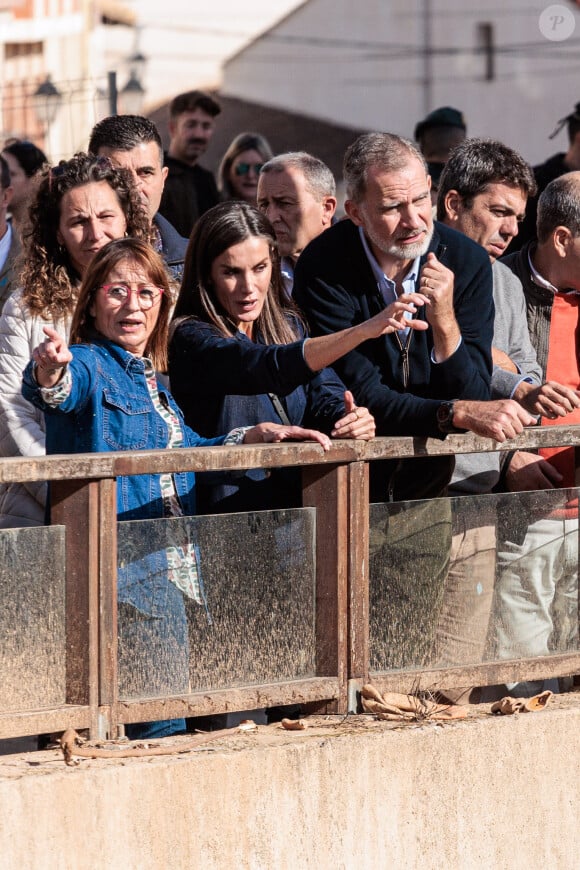 Ils sont allés voir la superproduction du moment, "Gladiator II".
Le roi Felipe VI et la reine Letizia d'Espagne visitent Chiva, moins d'un mois après leur accueil houleux à Valence, suite aux inondations meurtrières dans la région, le 19 novembre 2024. © EuropaPress / Bestimage