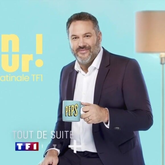 Depuis janvier, TF1 diffuse "Bonjour !" chaque jour
Affiche promotionnelle de "Bonjour !" sur TF1