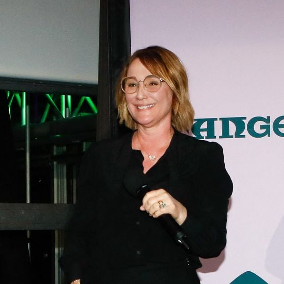 Exclusif - Kim Younes Charbit (pdte de TV5 monde), Daniela Lumbroso, Samira Sitaïl (ambassadrice du Maroc en France) - Soirée en avant-première de la diffusion de l'émission "La fête de la chanson à l'orientale Spéciale Tanger" à l'nstitut du Monde Arabe à Paris le 19 novembre 2024. L'émission sera diffusée le 22 novembre sur France 3. © Christophe Clovis / Bestimage