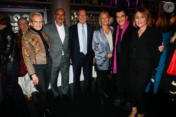 Exclusif - Michèle Alliot-Marie, Bruno Cluzel, Patrick Ollier, Sophie Cluzel (secrétaire d'état chargée des personnes handicapées en France), Jack Lang (directeur de l'Instiut du Monde Arabe), Daniela Lumbroso - Soirée en avant-première de la diffusion de l'émission "La fête de la chanson à l'orientale Spéciale Tanger" à l'nstitut du Monde Arabe à Paris le 19 novembre 2024. L'émission sera diffusée le 22 novembre sur France 3. © Christophe Clovis / Bestimage 