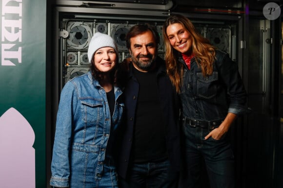 Exclusif - Anne Sila, André Manoukian, Laury Thilleman - Soirée en avant-première de la diffusion de l'émission "La fête de la chanson à l'orientale Spéciale Tanger" à l'nstitut du Monde Arabe à Paris le 19 novembre 2024. L'émission sera diffusée le 22 novembre sur France 3. © Christophe Clovis / Bestimage