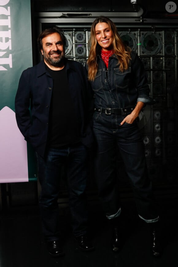 Exclusif - André Manoukian, Laury Thilleman - Soirée en avant-première de la diffusion de l'émission "La fête de la chanson à l'orientale Spéciale Tanger" à l'nstitut du Monde Arabe à Paris le 19 novembre 2024. L'émission sera diffusée le 22 novembre sur France 3. © Christophe Clovis / Bestimage