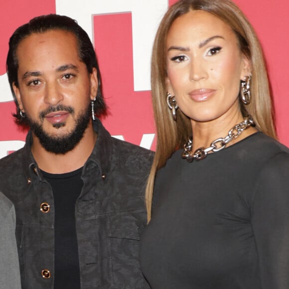 Amel Bent, Slimane et Vitaa au photocall du "concerto pour la paix" de Omar Harfouch au Théâtre des Champs-Elysées à Paris le 18 septembre 2024. © Coadic Guirec / Bestimage 