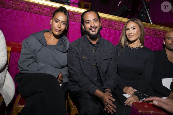 Exclusif - Amel Bent, Slimane et Vitaa - Personnalités au "concerto pour la paix" de Omar Harfouch au théâtre des Champs-Elysées à Paris le 18 septembre 2024. © Perusseau / Tribeca / Bestimage 