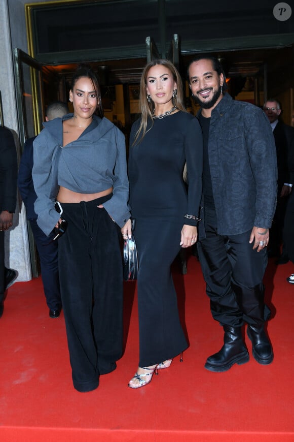 Amel Bent, Vitaa et Slimane arrivant au "Concerto pour la Paix" organisé par Omar Harfouch au Théâtre des Champs Élysées à Paris, France, le 18 Septembre 2024. © Rachid Bellak / Bestimage 