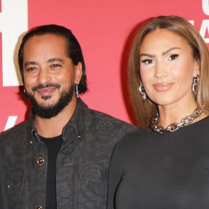 Slimane et Vitaa au photocall du "concerto pour la paix" de Omar Harfouch au Théâtre des Champs-Elysées à Paris le 18 septembre 2024. © Coadic Guirec / Bestimage 