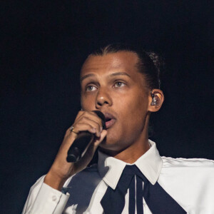 Le chanteur Stromae lors du Festival de Coachella à indio, Los Angeles, Californie, Etats-Unis, le 23 avril 2022. © Daniel DeSlover/Zuma Press/Bestimage 