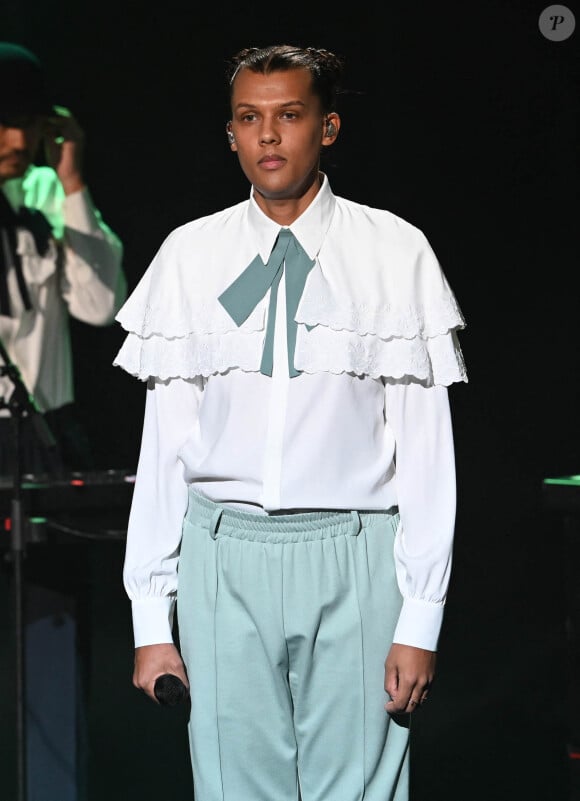 Stromae lors de la 37ème cérémonie des Victoires de la musique à la Seine musicale de Boulogne-Billancourt, le 11 février 2022. © Guirec Coadic/Bestimage