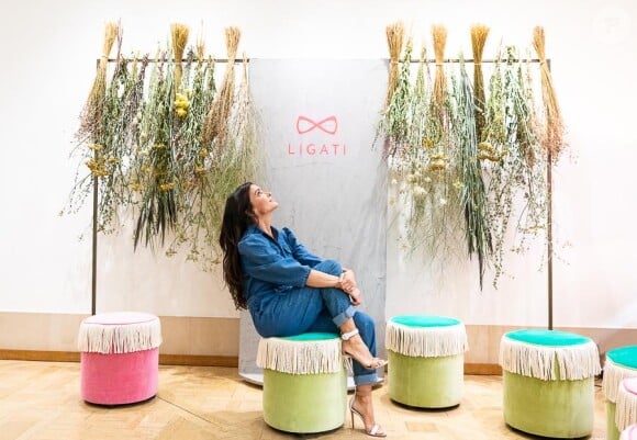 Jenifer lance une collection d'objets déco baptisée Ligati, septembre 2020.