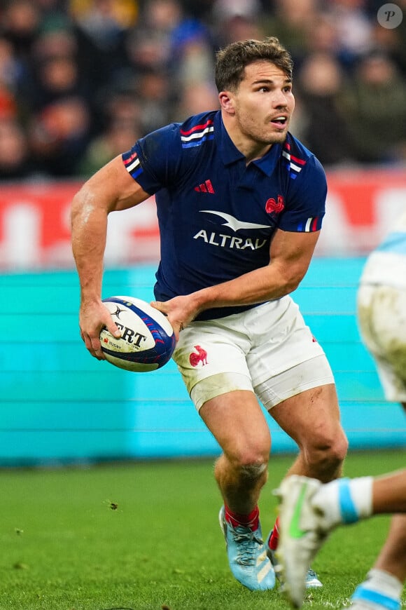 Antoine DUPONT (France) lors du match des 2024 Autumn Nations Series entre la France et l'Argentine au Stade de France le 22 novembre 2024 à Paris, France. Photo par Hugo Pfeiffer/Icon Sport/ABACAPRESS.COM