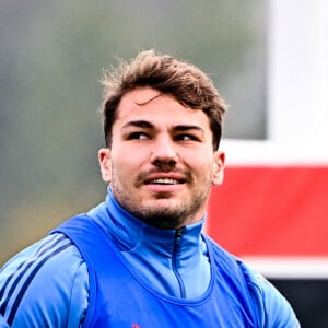 
Antoine DUPONT (France) lors de la séance d'entraînement de la France au Centre national de rugby le 6 novembre 2024 à Marcoussis, France. Photo par Sandra Ruhaut/Icon Sport/ABACAPRESS.COM