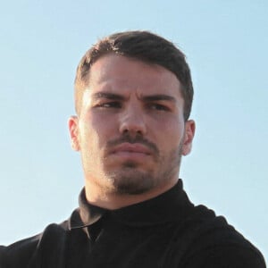 Exclusif - Rencontre avec le joueur de rugby Antoine Dupont à la Tour Eiffel à Paris. Le 14 juillet 2024 © Jonathan Rebboah / Panoramic / Bestimage 