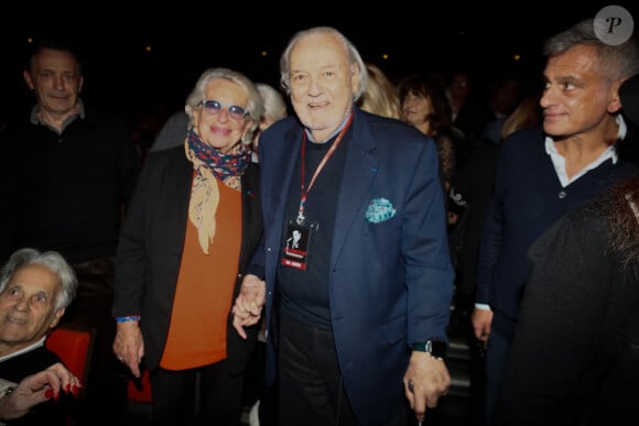 Exclusif - Véronique de Villèle, Norbert Saada - Spectacle symphonique "Aznavour Célébration - l'hommage officiel" en clôture du centenaire de la naissance de C. Aznavour au palais des Congrès à Paris le 23 novembre 2024.