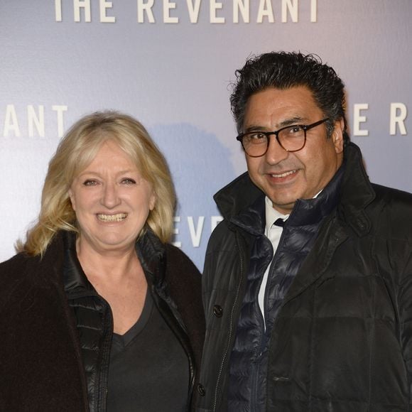 Charlotte de Turckheim et son mari Zaman Hachemi - Avant-première du film "The Revenant" au Grand Rex à Paris, le 18 janvier 2016. © Coadic Guirec/Bestimage 