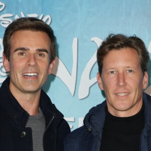 Jean-Baptiste Marteau et son compagnon Jean de Reynal - Première du film Disney "Vaiana 2" au Grand Rex à Paris le 23 novembre 2024. © Coadic Guirec/Bestimage 