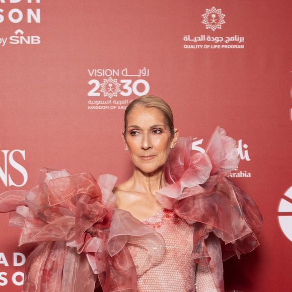 Celine Dion au photocall du défilé anniversaire Elie Saab "1001 Seasons of Elie Saab" à l'espace "The Venue" à Riyad, Arabie saoudite le 13 novembre 2024. © Tiziano Da Silva / Bestimage