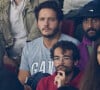 En effet, Alexandre Kominek a donné une représentation spéciale de son spectacle dans sa ville natale de Genève le mercredi 20 novembre 2024
Alexandre Kominek (compagnon de Florence Foresti) - People dans les tribunes du match de Ligue des champions entre le PSG et le Borussia Dortmund (2-0) au Parc des Princes à Paris le 19 septembre 2023. © Cyril Moreau/Bestimage