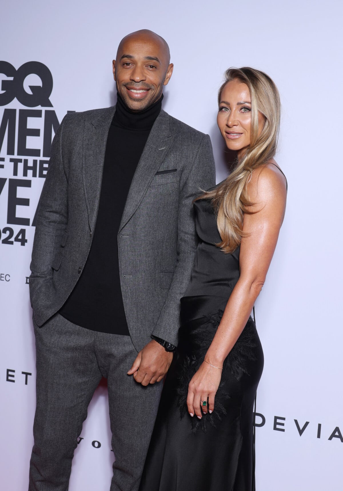 Photo : Thierry Henry et sa femme Andrea Rajacic - People au photocall ...