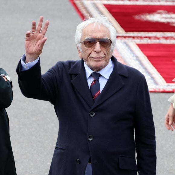 Gérard Darmon - Cérémonie d'accueil officielle du Président de la République, Emmanuel Macron et de Brigitte Macron sur la place Mechouar à Rabat au Maroc le 28 octobre 2024. © Dominique Jacovides/Bestimage 