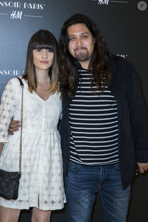 Lulu Gainsbourg et sa compagne Lilou - Soirée d'ouverture du nouveau flagship H&M avec la présentation de la nouvelle collection exclusive "Bonjour Paris" au 1-3 rue Lafayette à Paris, le 19 juin 2018. © Olivier Borde/Bestimage 