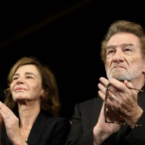 Eddy Mitchell et sa femme Muriel - Cérémonie d'ouverture du Festival Lumière 2017 au cours de laquelle Eddy Mitchell a reçu un hommage à Lyon, le 14 Octobre 2017 © Dominique Jacovides/Bestimage