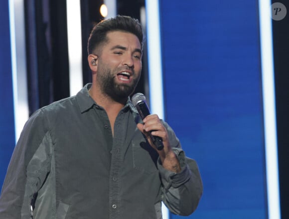 Kendji Girac - Les célébrités se mobilisent pour la 38ème édition du Téléthon dans les studios de France 2 à Paris © Coadic Guirec / Bestimage