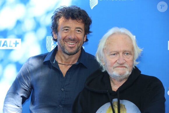 Patrick Bruel et Niels Arestrup à la Villa Caprice, à l'occasion du 13ème Festival du film d'Angoulême le 1er septembre 2020.