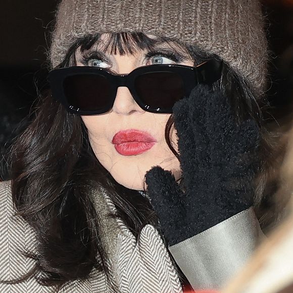 Isabelle Adjani à la Fashion Week, le 18 janvier 2024.