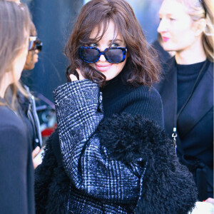 Isabelle Adjani à la Fashion Week de New-York, le 15 février 2023.