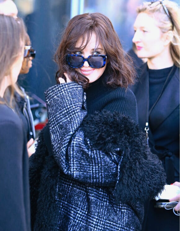 Isabelle Adjani à la Fashion Week de New-York, le 15 février 2023.