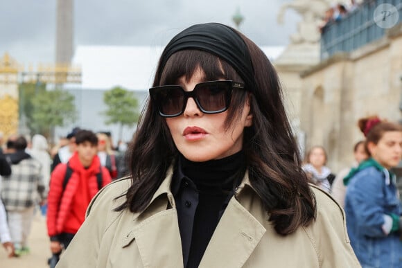 Isabelle Adjani à la présentation de la collection Printemps/Eté de Christian Dior, en 2022.