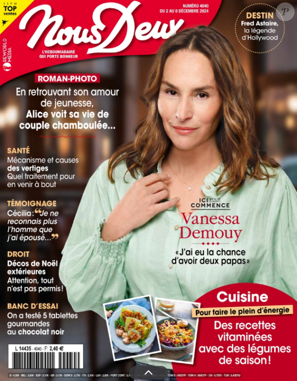 Couverture du magazine "Nous deux" du 2 décembre 2024